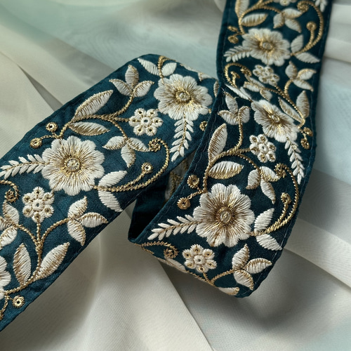 オープン記念特別価格_インド刺繍リボン_半ロール/1ロール リボン