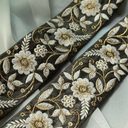 オープン記念特別価格_インド刺繍リボン_半ロール/1ロール リボン