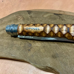 オピネル ナイフ Ｎｏ．8 無骨仕様 カスタムグリップ キャンプ アウトドア釣り 6枚目の画像