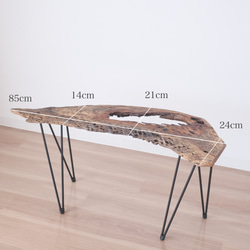 欅のテーブル / コーヒーテーブル / サイドテーブル / table / 一枚板 / 無垢材 3枚目の画像