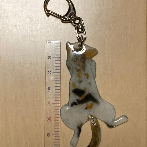 日焼け猫 じゃらじゃらキーホルダー 日焼け猫 じゃらじゃらキーホルダー