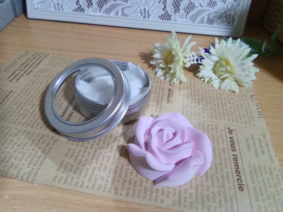 大ぶりのどっしりとしたバラのアロマストーンギフトに最適おしゃれで癒されます。母の日。ホワイトデー。お誕生日 5枚目の画像