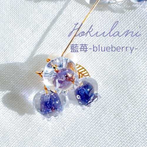 ピアス】ブルーベリーのピアス ピアス（フック・チェーン） Hokulani