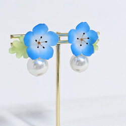 Nemophila 2way 耳環 第8張的照片