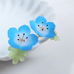 Nemophila 2way 耳環 第1張的照片