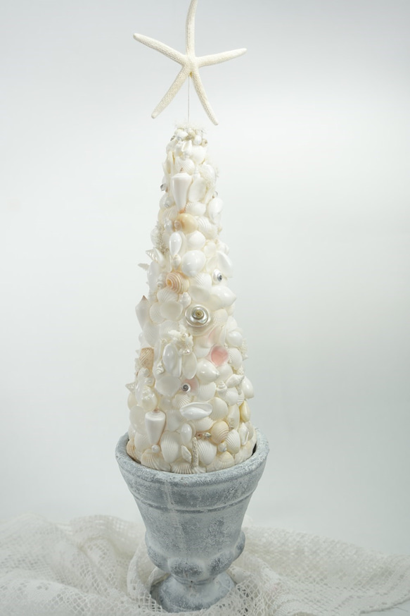 Christmas tree shell pot　(L) 4枚目の画像