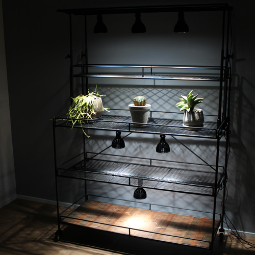 横幅をオーダー L150W45植物棚 ライティングレール ボタニカルシェルフ