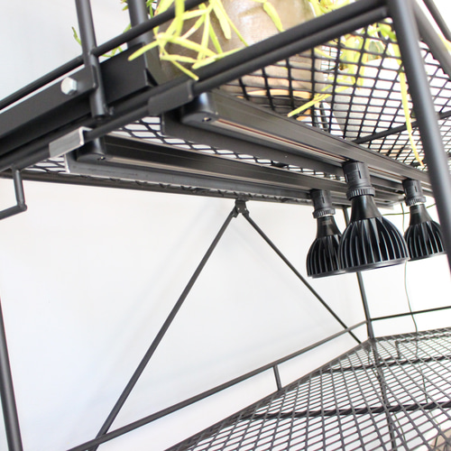 横幅をオーダー L150W45植物棚 ライティングレール ボタニカルシェルフ