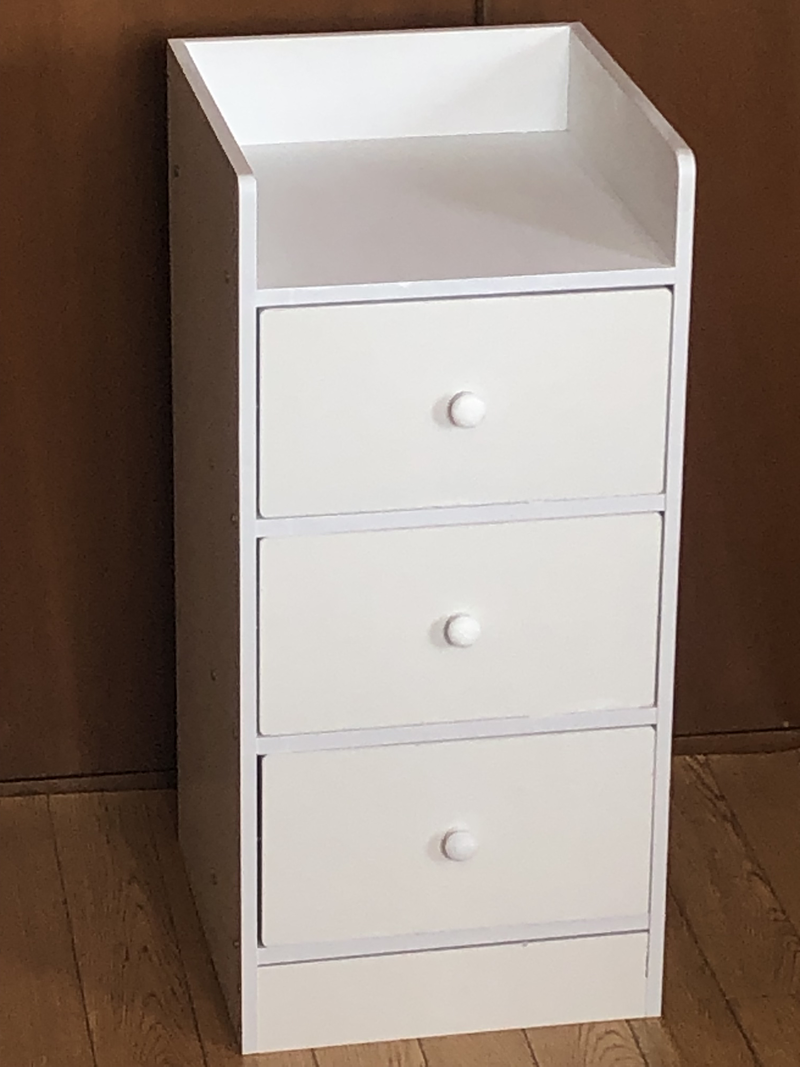 韓国スタイル ホワイト収納棚