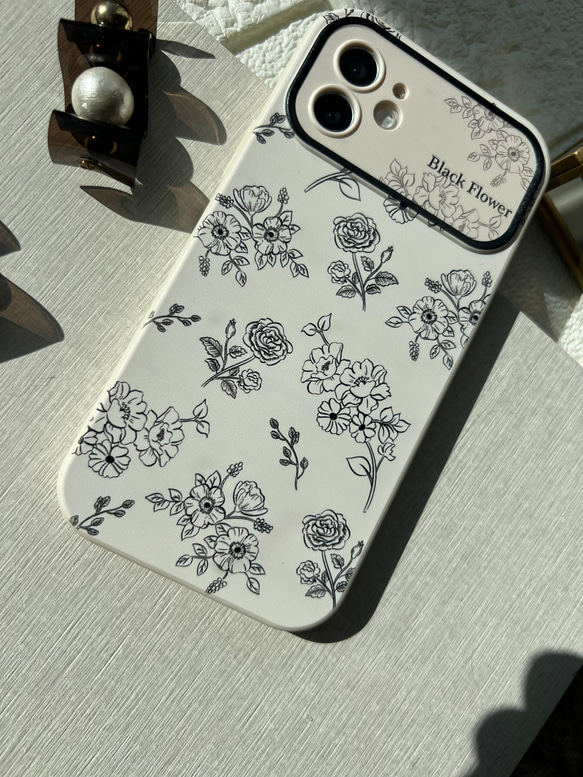 iPhoneケース 花柄 Flower スマホケース iPhone15対応 おしゃれケース 5枚目の画像