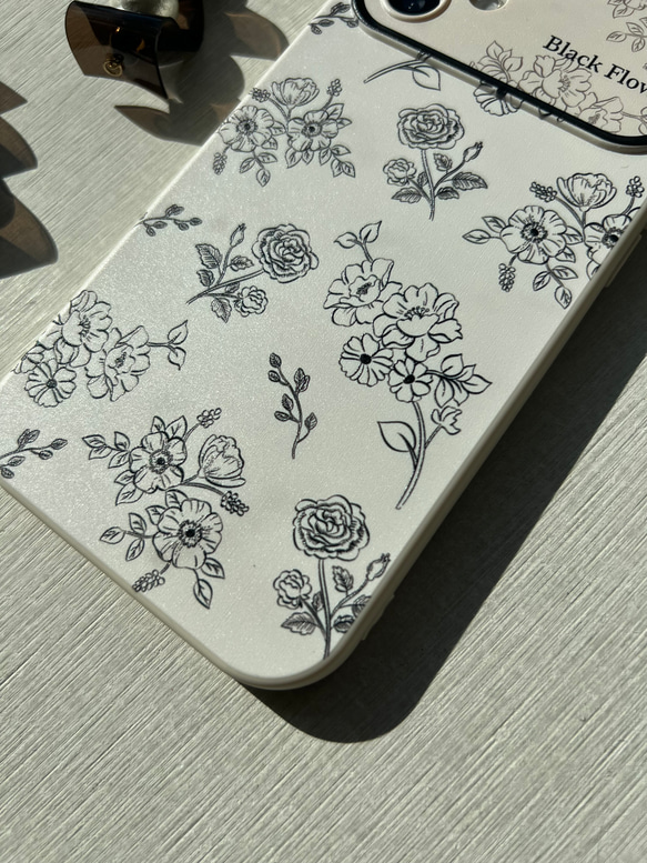 iPhoneケース 花柄 Flower スマホケース iPhone15対応 おしゃれケース 8枚目の画像