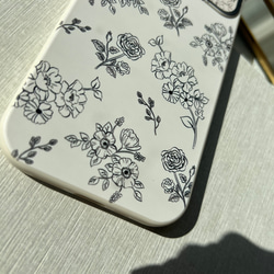 iPhoneケース 花柄 Flower スマホケース iPhone15対応 おしゃれケース 6枚目の画像