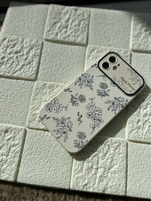 iPhoneケース 花柄 Flower スマホケース iPhone15対応 おしゃれケース 3枚目の画像