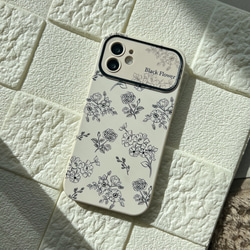 iPhoneケース 花柄 Flower スマホケース iPhone15対応 おしゃれケース 2枚目の画像