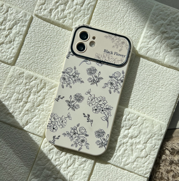 iPhoneケース 花柄 Flower スマホケース iPhone15対応 おしゃれケース 2枚目の画像