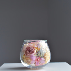 Chelsea」 チェルシー 秋色の小さな薔薇のドライフラワー ボトル