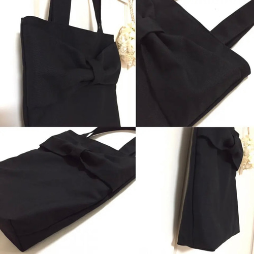 forbitches BOW BAG バッグ リボン型 ブラック forBitches フォービッ