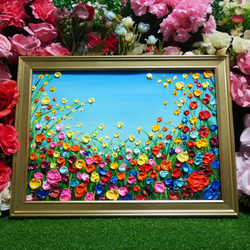 油絵 絵画 【マリーゴールド】【A3】 絵画 HR 通販 12930360