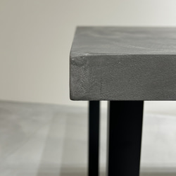 【M02】モールテックス ダイニングテーブル（W900×D900×H720mm） 8枚目の画像