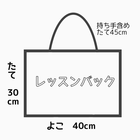 レッスンバックの単品販売【ストライプ】サブバック　補助バック　小学校　幼稚園　保育園　通園　通学　習い事　オシャレ　 3枚目の画像