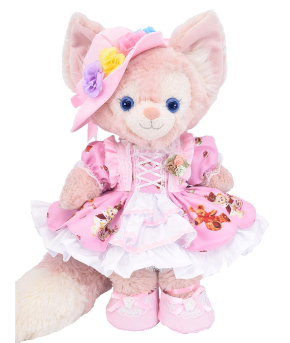 リーナベル 服 着せ替え コスチューム くまちゃんドレス ピンク