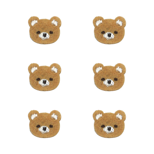 新入荷！入園・進級準備にも！『小さめキッズワッペン mini くま