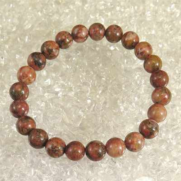 H&E社 ローゾフィア（AZOZEO) 8mm玉ブレスレット 証明書付 16.5g