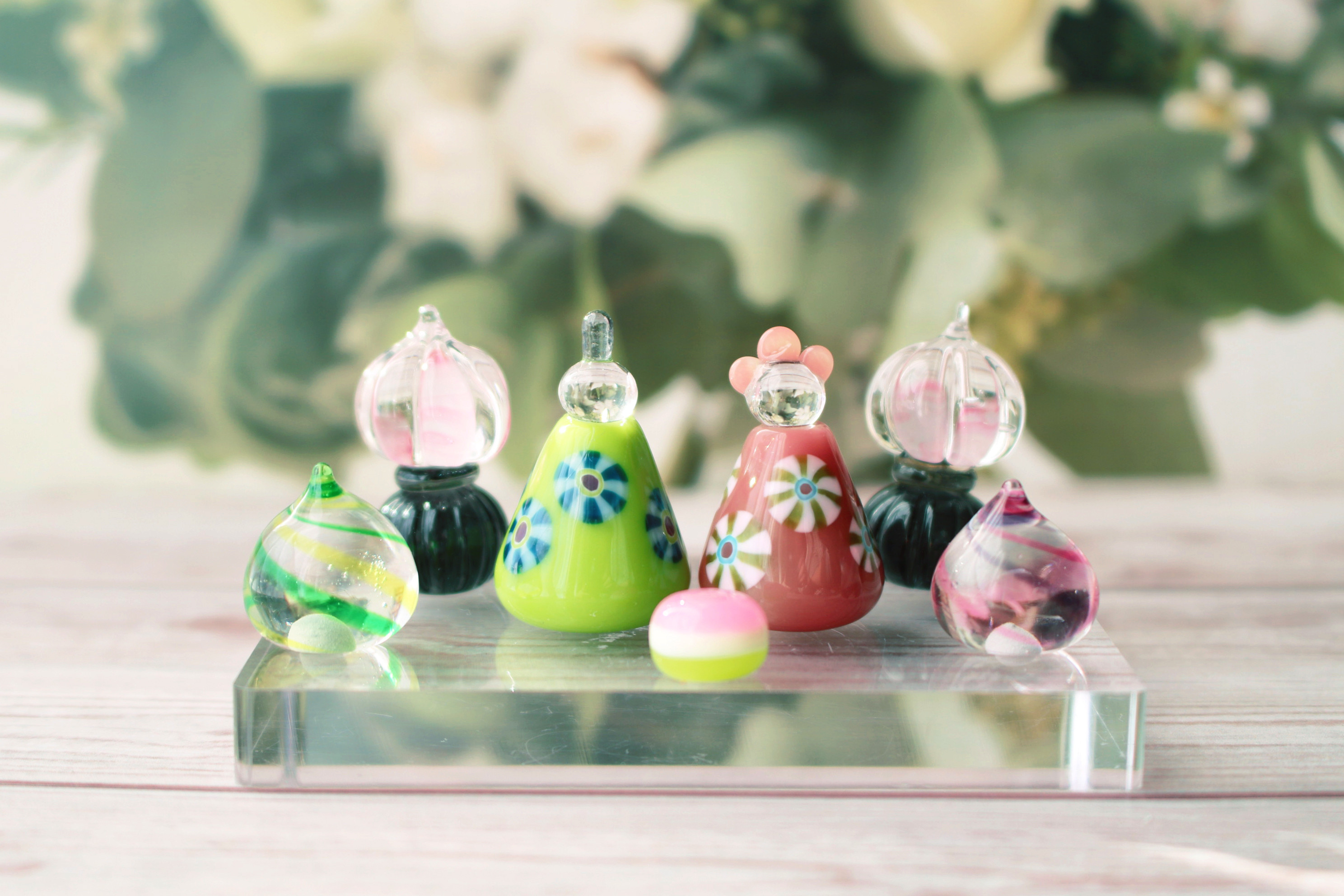 2026年とんぼ玉ひな人形 ガラスのミニチュア雛人形　ミニサイズ