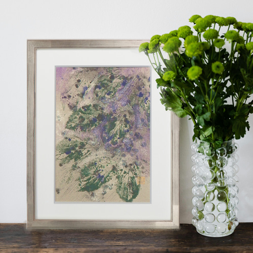 【作品名 「宝石箱」 岩絵の具 日本画 額入り】 作品名 「宝石箱」 岩絵の具 日本画 額入りの通販 by Simonon