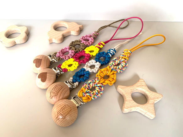 おしゃぶりホルダー パラコード オーダー可能 雑貨・その他 BINDEN