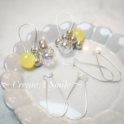 フレンチワイヤーフックピアス ゴールド【ステンレス】 5ペア