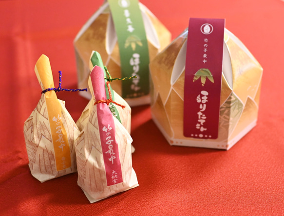 竹の子が和菓子に⁉竹の子最中3個入【ほりたてさん】×2セット 和菓子 猫