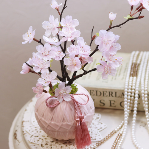 お家でお花見♪満開桜!! 盆栽風 アートフラワー SEASON 通販 17252068