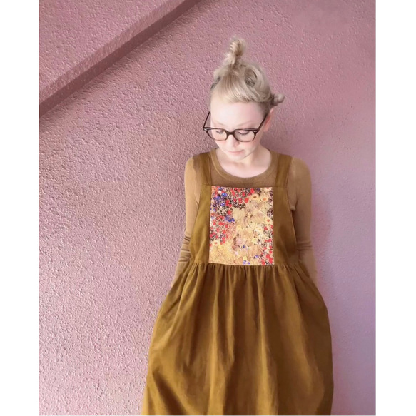 RATA❤️選擇你的長度❤️岡山牛仔❤️精緻的輪廓❤️寬鬆的套頭裙❤️柔軟的牛仔布❤️四季皆宜 第15張的照片