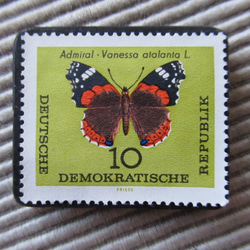ドイツ　蝶切手ブローチ9405 1枚目の画像