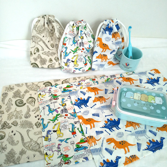 給食 お弁当セット 恐竜 男の子柄
