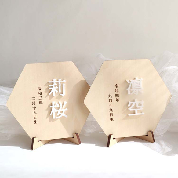 製 名前札 かわいい 装飾 おしゃれ 節句 撮影 アイテム 出産 祝い 人気 日本製 コンパクト 小物 月齢 フォト レ 10枚目の画像