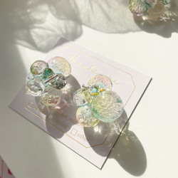 ˗ˏˋ Bubble jewel꙳⋆ Haruiro 〜春꙳⋆ ˎˊ˗ 宝石のようなバブルビーズのアクセサリー꙳⋆ 1枚目の画像