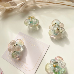 ˗ˏˋ Bubble jewel꙳⋆ Haruiro 〜春꙳⋆ ˎˊ˗ 宝石のようなバブルビーズのアクセサリー꙳⋆ 5枚目の画像