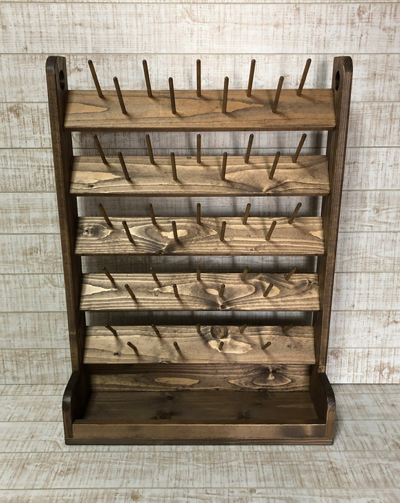 昭和レトロ　クロネコ　ミシン糸ラック 昭和レトロ クロネコ ミシン糸ラック アンティーク雑貨 クロネコ