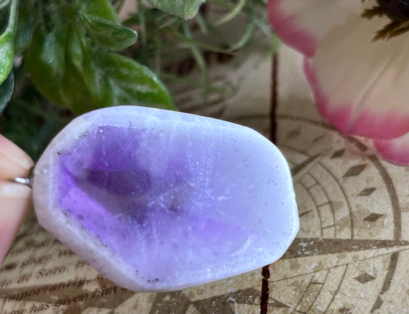 トラピッチェ アメジスト紫水晶ペンダントトップパーツ原石パーツ
