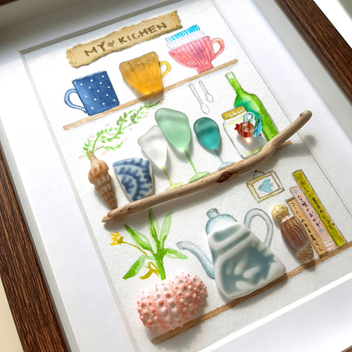 わたしの台所 “Natural Atelier”〉シーグラスアート その他アート moon