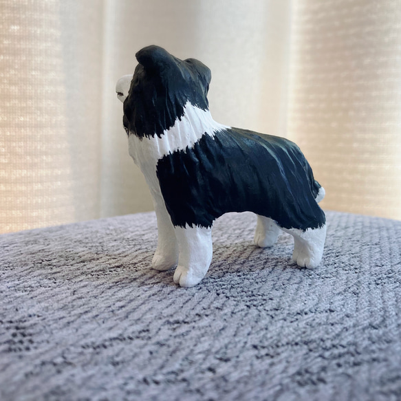 ボーダーコリー　ミニチュア　犬　フィギュア　置物　オブジェ 5枚目の画像