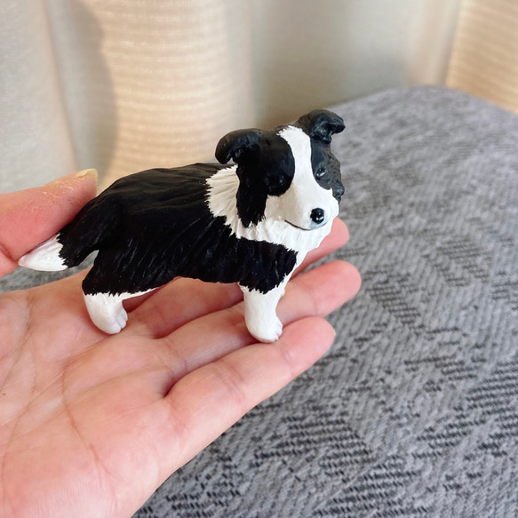 ボーダーコリー　ミニチュア　犬　フィギュア　置物　オブジェ 6枚目の画像