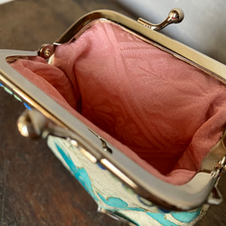 《着物リメイク》角型がま口 4枚目の画像