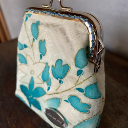 《着物リメイク》角型がま口 3枚目の画像