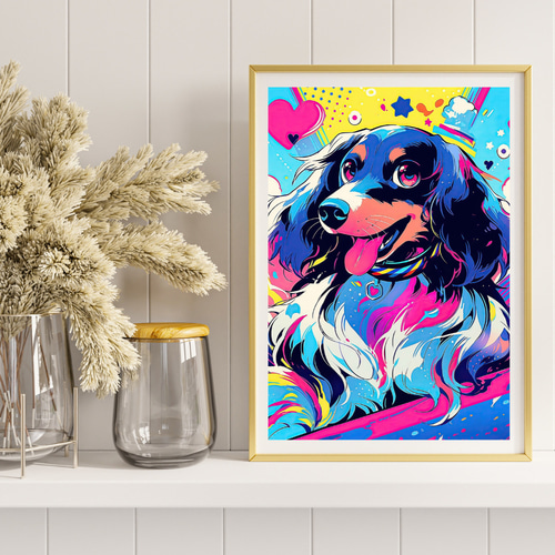 ファッションモンスター - ダックスフンド犬 No.1】漫画 アニメ アート