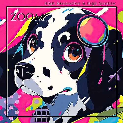 ファッションモンスター - ダルメシアン犬 No.1】漫画 アニメ アート