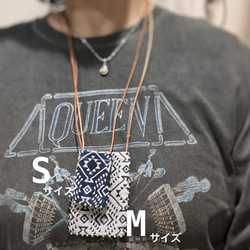 Amulet Pouch Necklace  / お守り袋ネックレス M 14枚目の画像