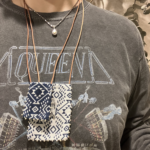 Amulet Pouch Necklace  / お守り袋ネックレス M 13枚目の画像